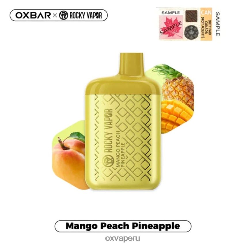OXVA Perú - mango durazno piña XR2Z6B32 OXVA OXBAR 4500