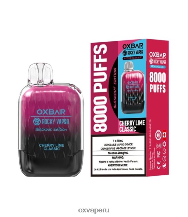 OXVA disposable vape price - clásico de lima cereza XR2Z6B44 OXVA OXBAR G8000