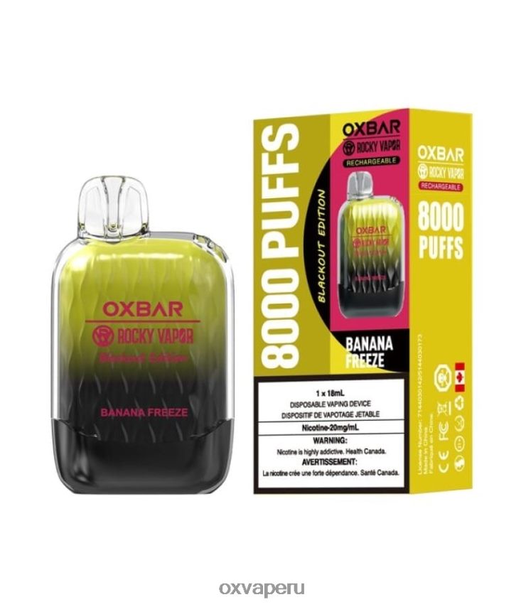 OXVA shop - congelación de plátano XR2Z6B46 OXVA OXBAR G8000