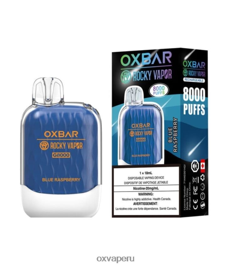 OXVA shop - frambuesa azul XR2Z6B36 OXVA OXBAR G8000