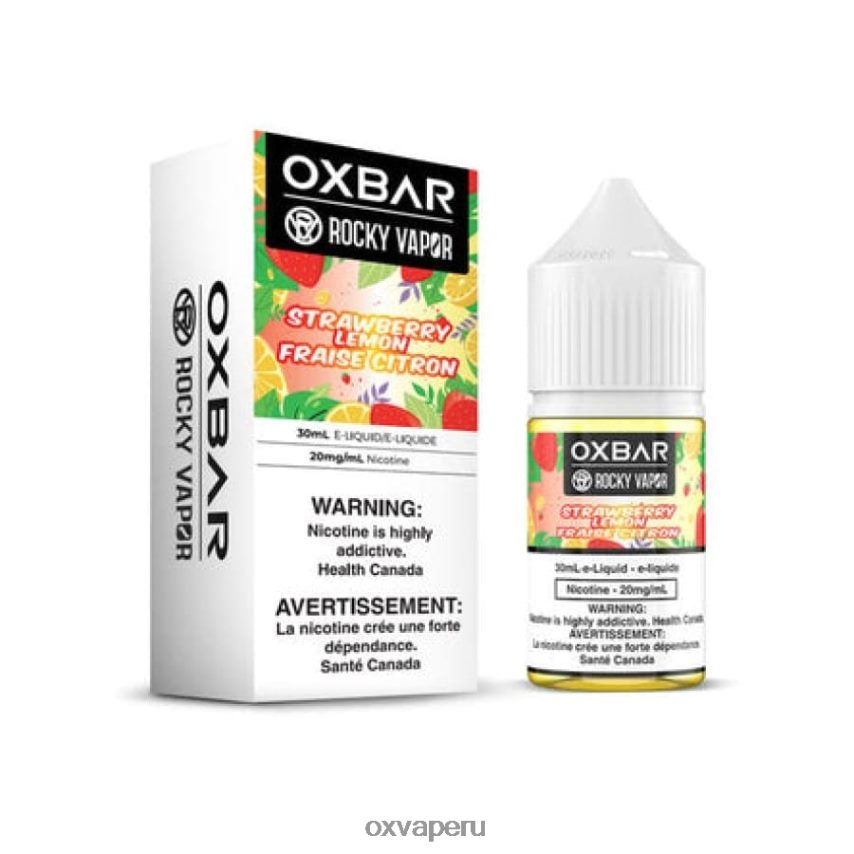 OXVA Perú - limon fresa XR2Z6B52 OXVA OXBAR 30 ml de sal nic