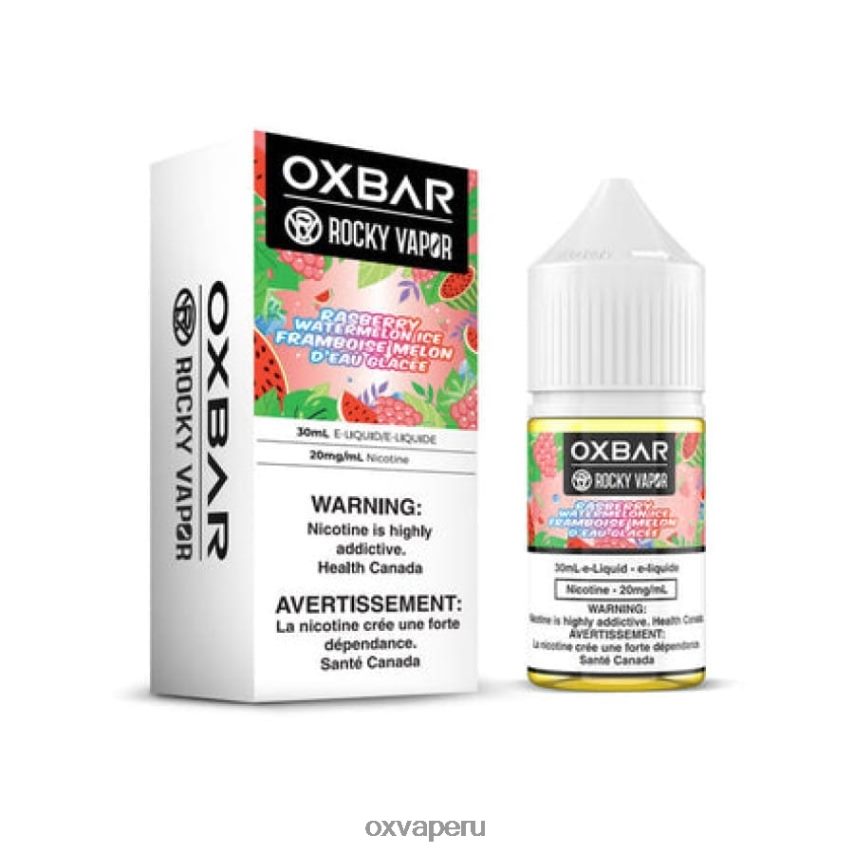 OXVA kit - hielo de sandía frambuesa XR2Z6B59 OXVA OXBAR 30 ml de sal nic