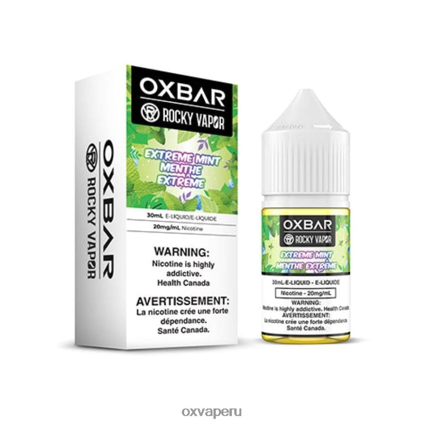 OXVA review - menta extrema XR2Z6B48 OXVA OXBAR 30 ml de sal nic
