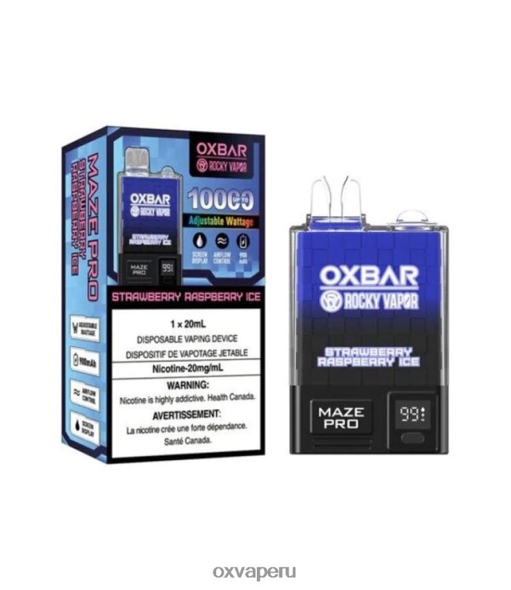 OXVA Lima - hielo de fresa y frambuesa XR2Z6B30 OXVA OXBAR MAZE PRO 10000