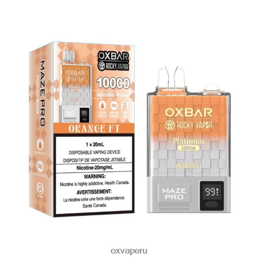 OXVA disposable price - pies naranjas XR2Z6B15 OXVA OXBAR MAZE PRO 10000