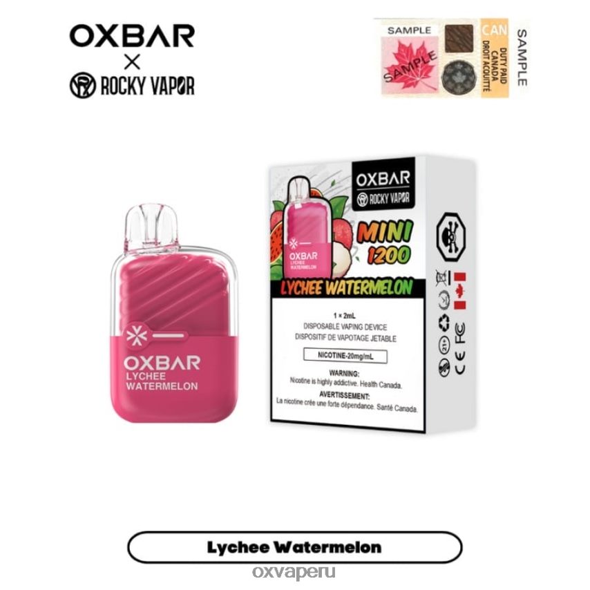 OXVA disposable pod - sandia lichi XR2Z6B21 OXVA OXBAR MINI 1200