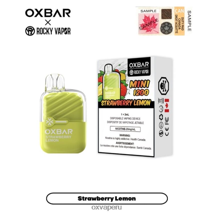 OXVA kit - limon fresa XR2Z6B19 OXVA OXBAR MINI 1200