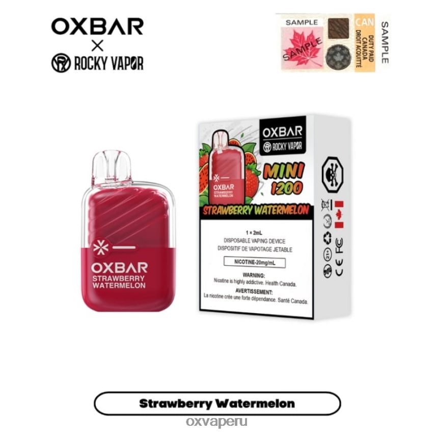 OXVA review - sandia fresa XR2Z6B18 OXVA OXBAR MINI 1200