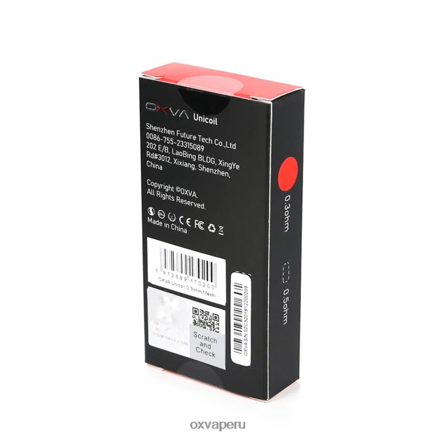 OXVA shop - rojo XR2Z6B116 OXVA unicoil