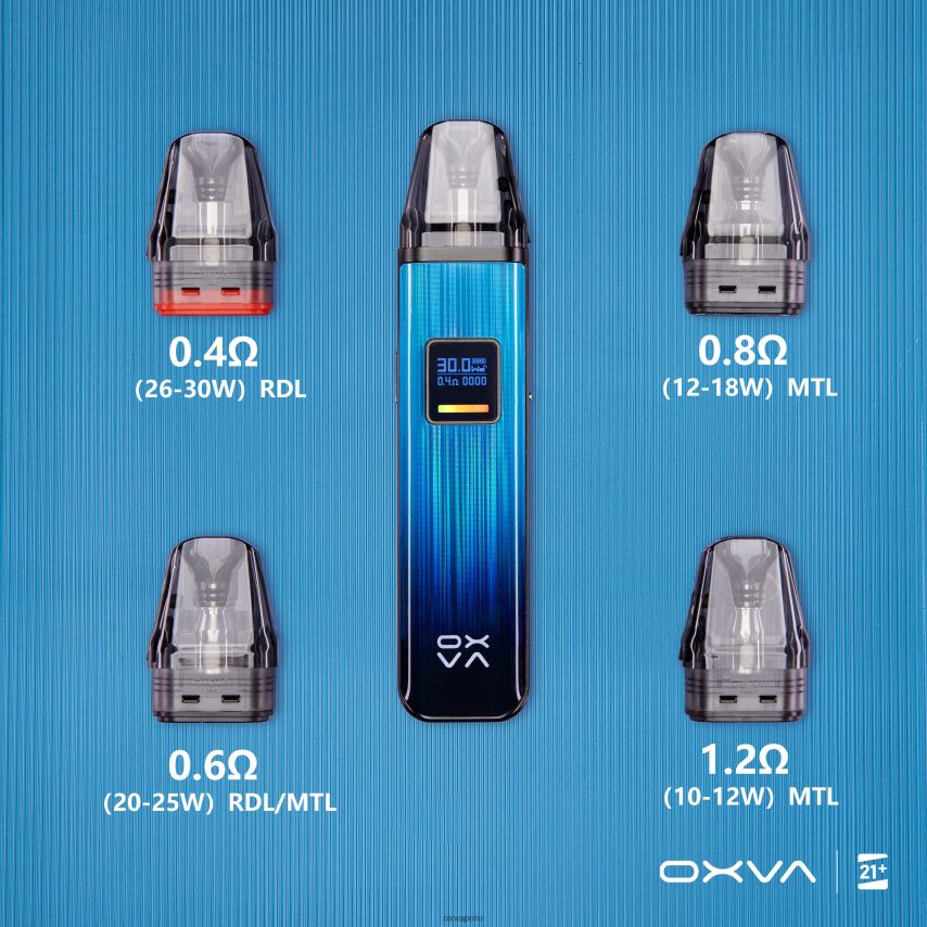 OXVA vape flavors - gris XR2Z6B83 OXVA XLIM V3 llenado superior del cartucho
